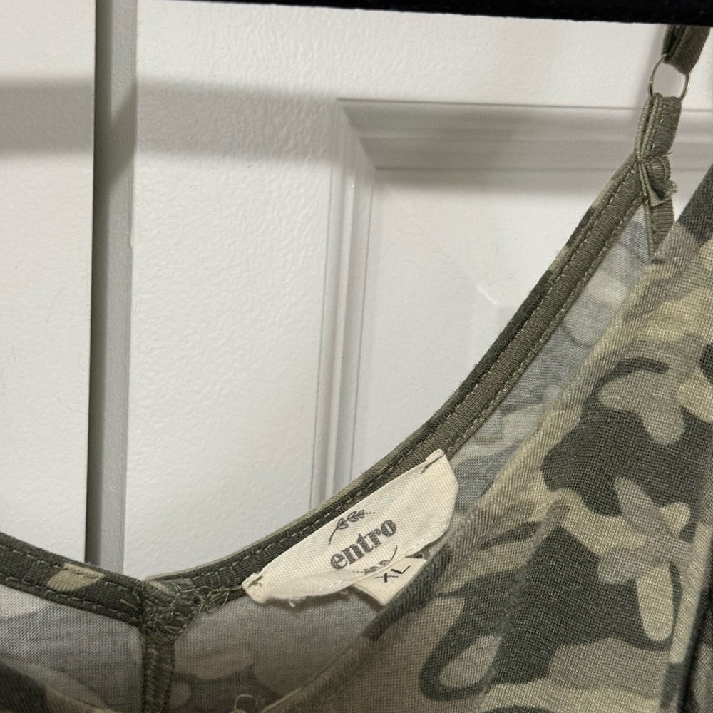 Green Camouflage Maxi Dress (Size XL) - Picture 4 of 5